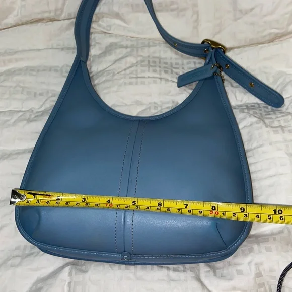 HTF color Like new Coach Ergo Blue Leather Shoulder Bag